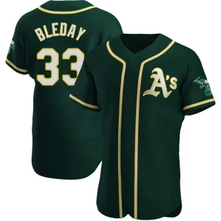 Authentic Men's JJ Bleday Oakland Athletics Alternate Jersey - Green