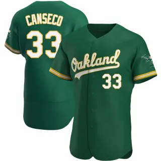 Authentic Men's Jose Canseco Oakland Athletics Kelly Alternate Jersey - Green