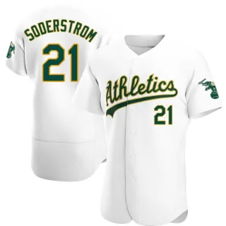 Authentic Men's Tyler Soderstrom Oakland Athletics Home Jersey - White