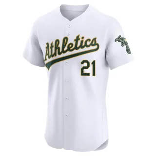 Elite Men's Tyler Soderstrom Oakland Athletics Home Jersey - White