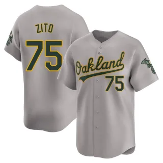 Limited Men's Barry Zito Oakland Athletics Away Jersey - Gray