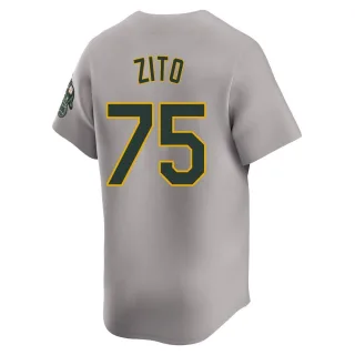 Limited Men's Barry Zito Oakland Athletics Away Jersey - Gray