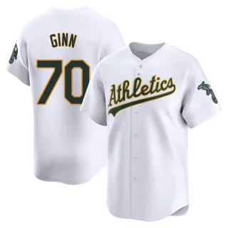 Limited Youth J.T. Ginn Oakland Athletics Home Jersey - White