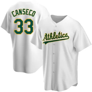 Replica Men's Jose Canseco Oakland Athletics Home Jersey - White