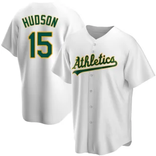 Replica Men's Tim Hudson Oakland Athletics Home Jersey - White