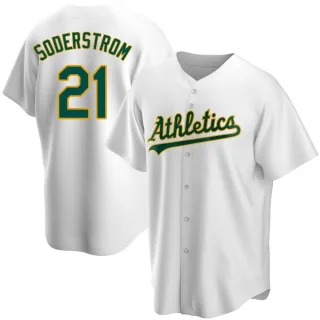 Replica Men's Tyler Soderstrom Oakland Athletics Home Jersey - White