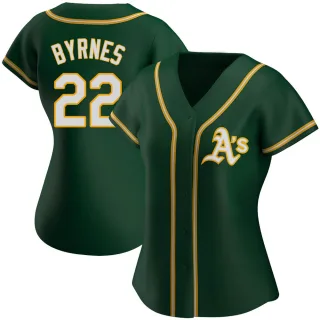 Replica Women's Eric Byrnes Oakland Athletics Alternate Jersey - Green