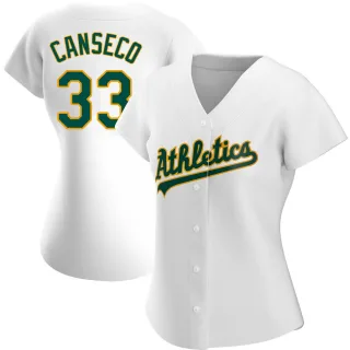 Replica Women's Jose Canseco Oakland Athletics Home Jersey - White