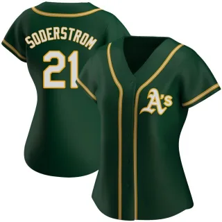 Replica Women's Tyler Soderstrom Oakland Athletics Alternate Jersey - Green